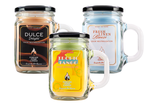 3-Candle Pack: Tropic Tango, Dulce Delight, and Fresh Linen Breeze